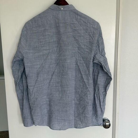 Burberry Brit Long Sleeve Shirt Blue Size L - Picture 4 of 9
